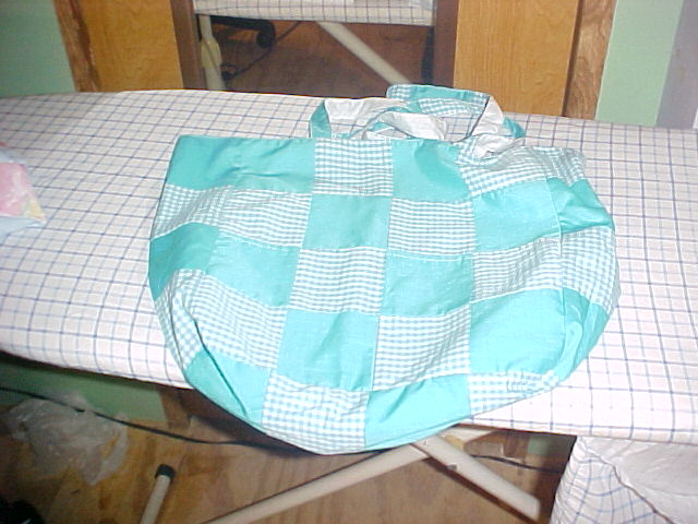 blue gingham